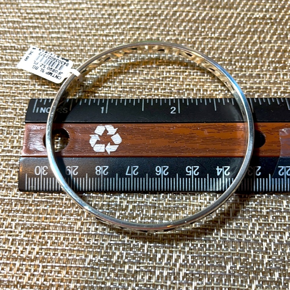 Brighton bracelet bangle “contempo” NWT silver - Picture 3 of 5